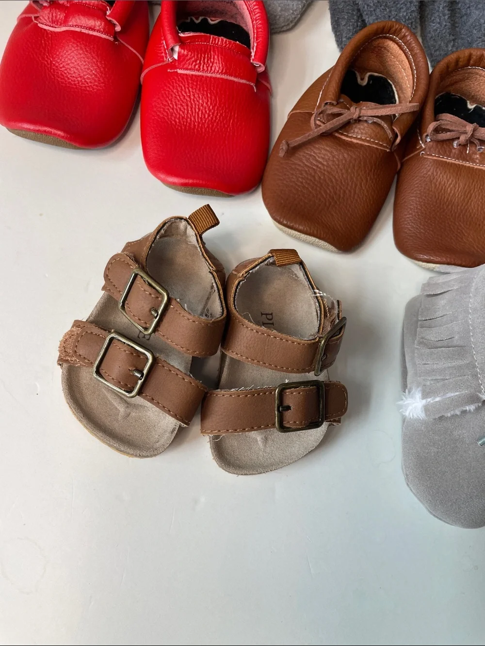 8 Pairs Bundle Boys bundle Soft Slip-On Shoes 0 to 4